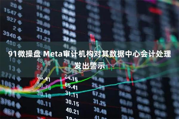 91微操盘 Meta审计机构对其数据中心会计处理发出警示